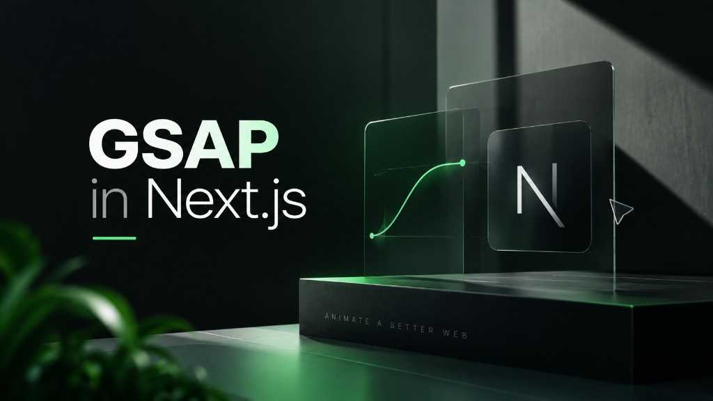 GSAP in Next.js — animate a better web