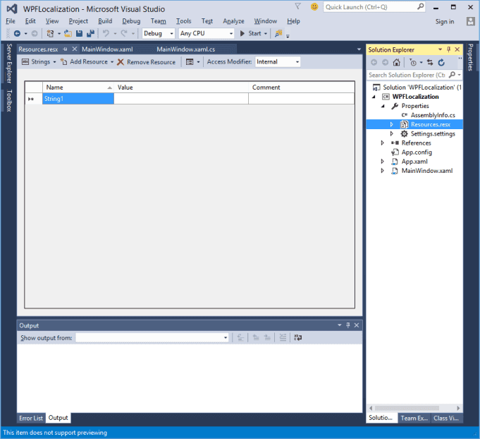 add the following string