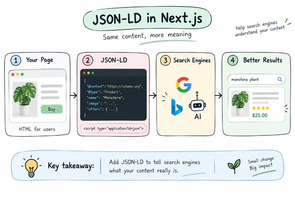 From your page to JSON-LD to search engines to better results