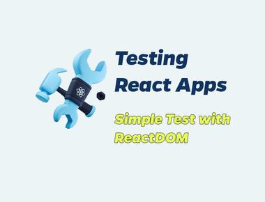 React Testing 1: simple test with React Testing Library