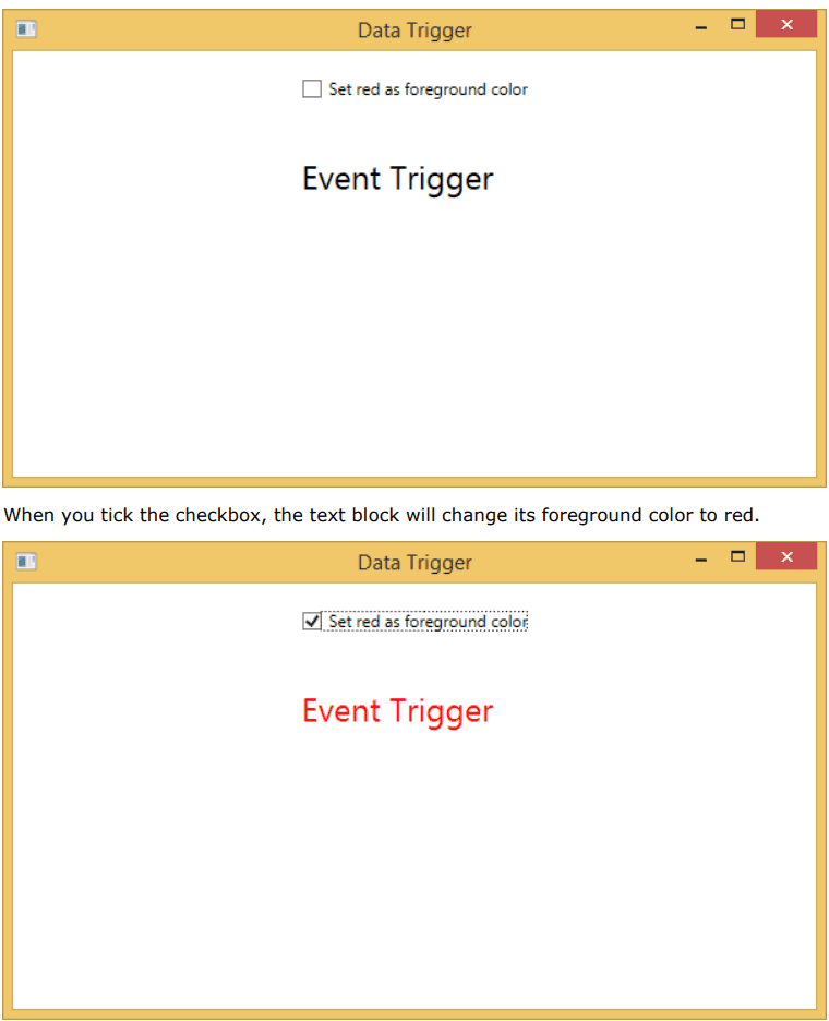 Data Triggers
