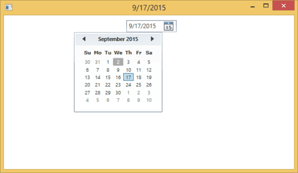 DatePicker