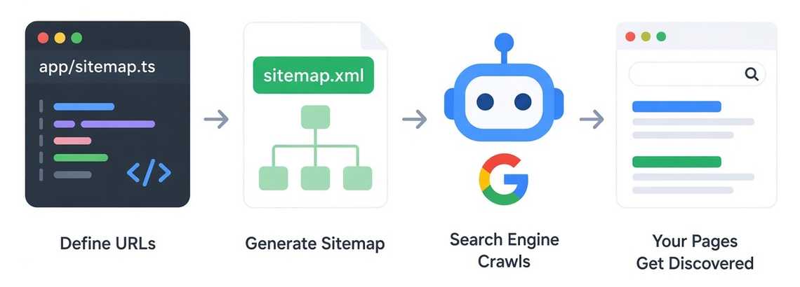 From sitemap.ts to sitemap.xml to crawlers discovering your pages